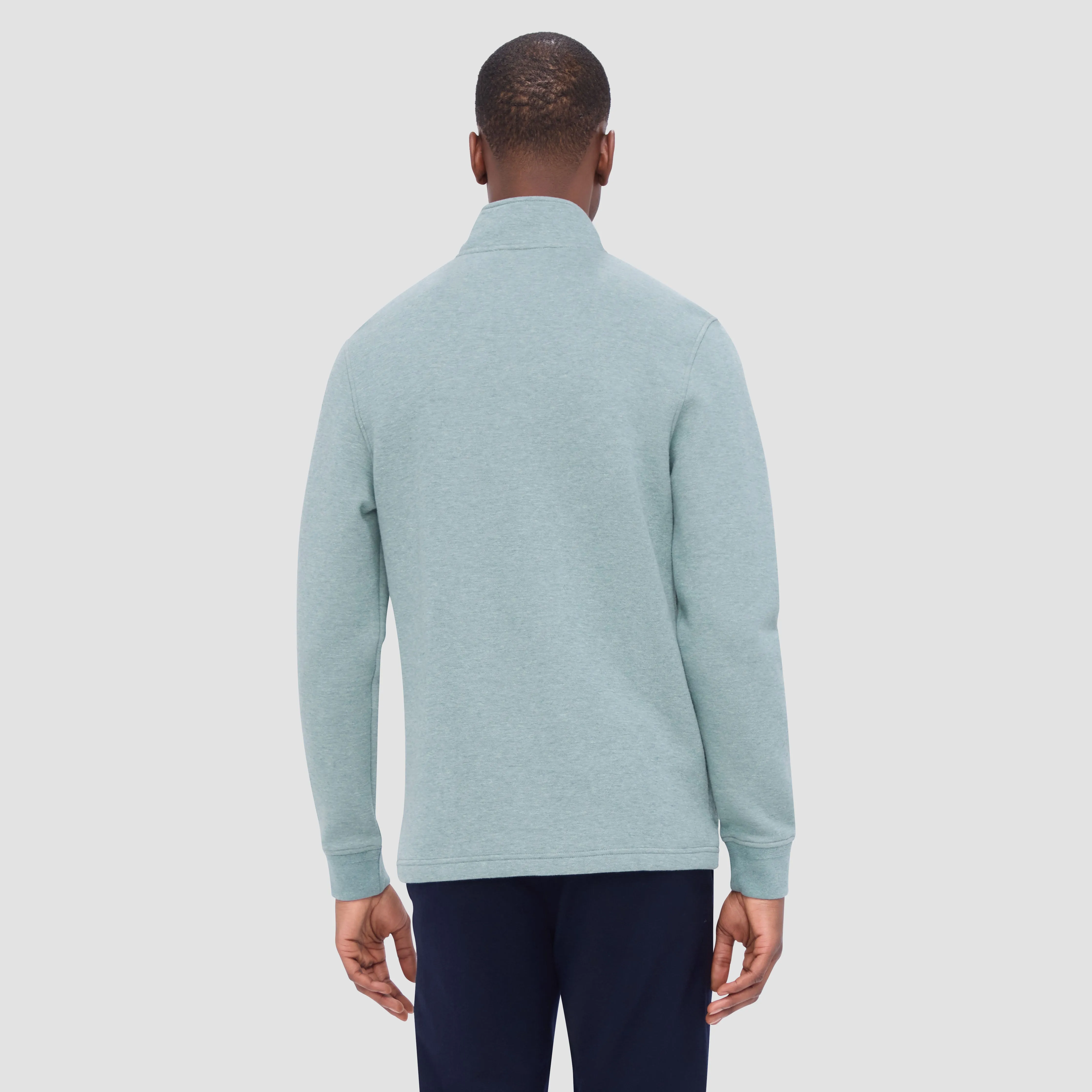 Diamond Quilted Quarter Zip Pullover