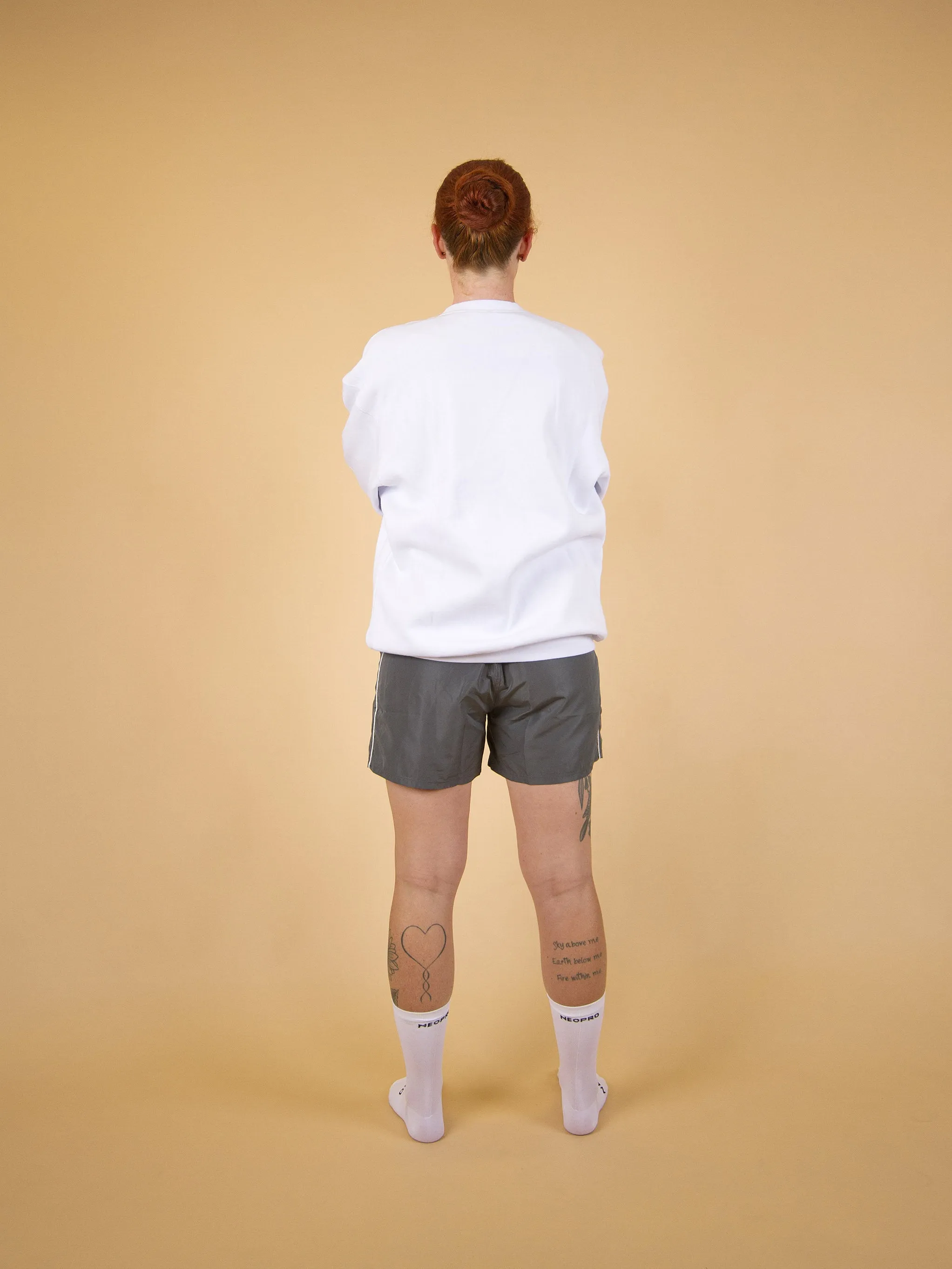 NeoPro White Crew Neck Sweater